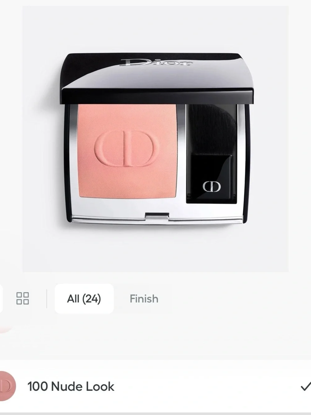 100 Nude Look Dior Rouge Blush